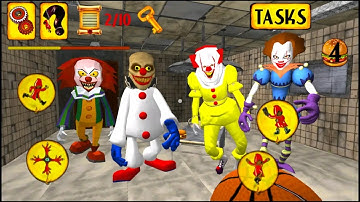Clown Hospital Neighbor Escape 3D - Level 5 - Gameplay