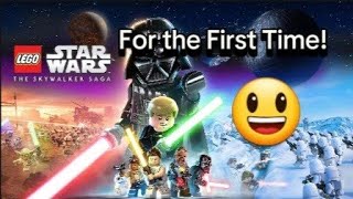 Playing Lego Star Wars for the first time!