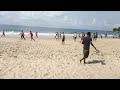 Soccer at Lumley Beach in Freetown, Sierra Leone