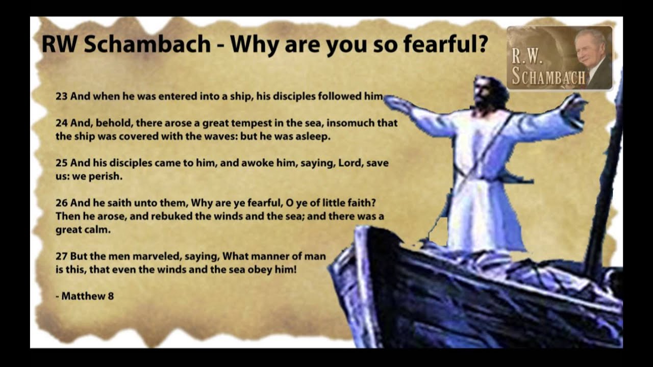 Why are you so Fearful? w/Testimonies - RW Schambach