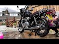 Triumph T120 preparing your motorcycle for winter(winterizing)/RUST protection that works!