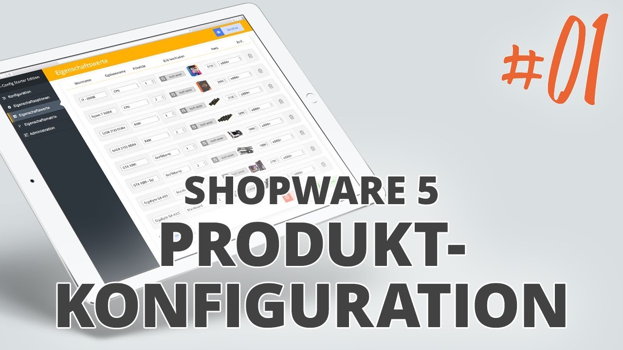 X-CONFIG Starter Edition - Produktkonfiguration mit Shopware 5