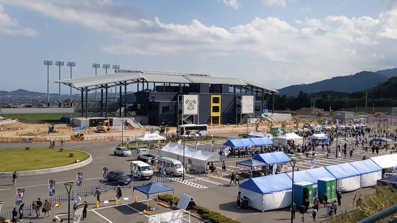 【FC今治】里山スタジアム 建設状況 ありがとうスタジアムの観戦イメージ