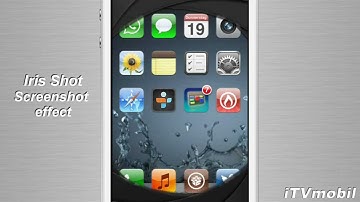 Iris Shot Screenshot Animation Effect Cydia Tweak Janury 2012