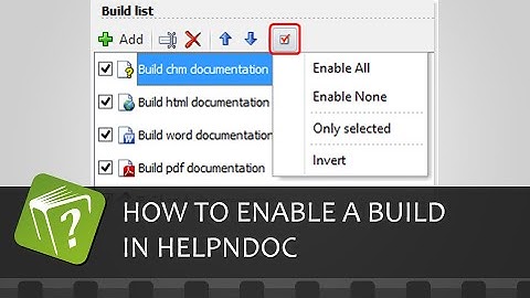 How to enable your publishing outputs in HelpNDoc (Step-by-step guide)