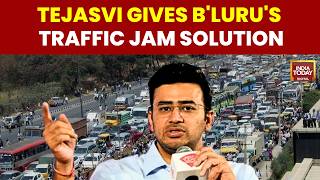 Bengaluru Traffic Row: Tejasvi Surya Questions Metro, BMTC And Suburban Rail Progress | Karnataka screenshot 1