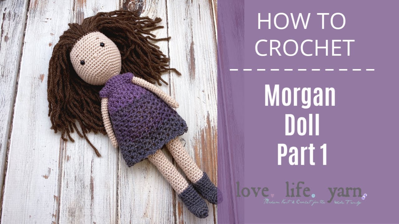 Easy Crochet Doll Tutorial - Written Pattern & Video Tutorial