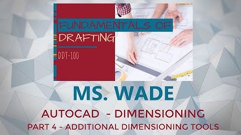 AutoCAD Dimensioning Part 4 with Captions