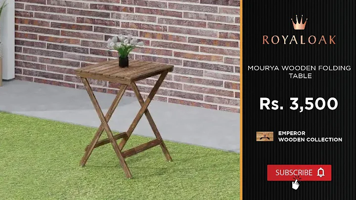 Royaloak | Mourya Wooden Folding Table