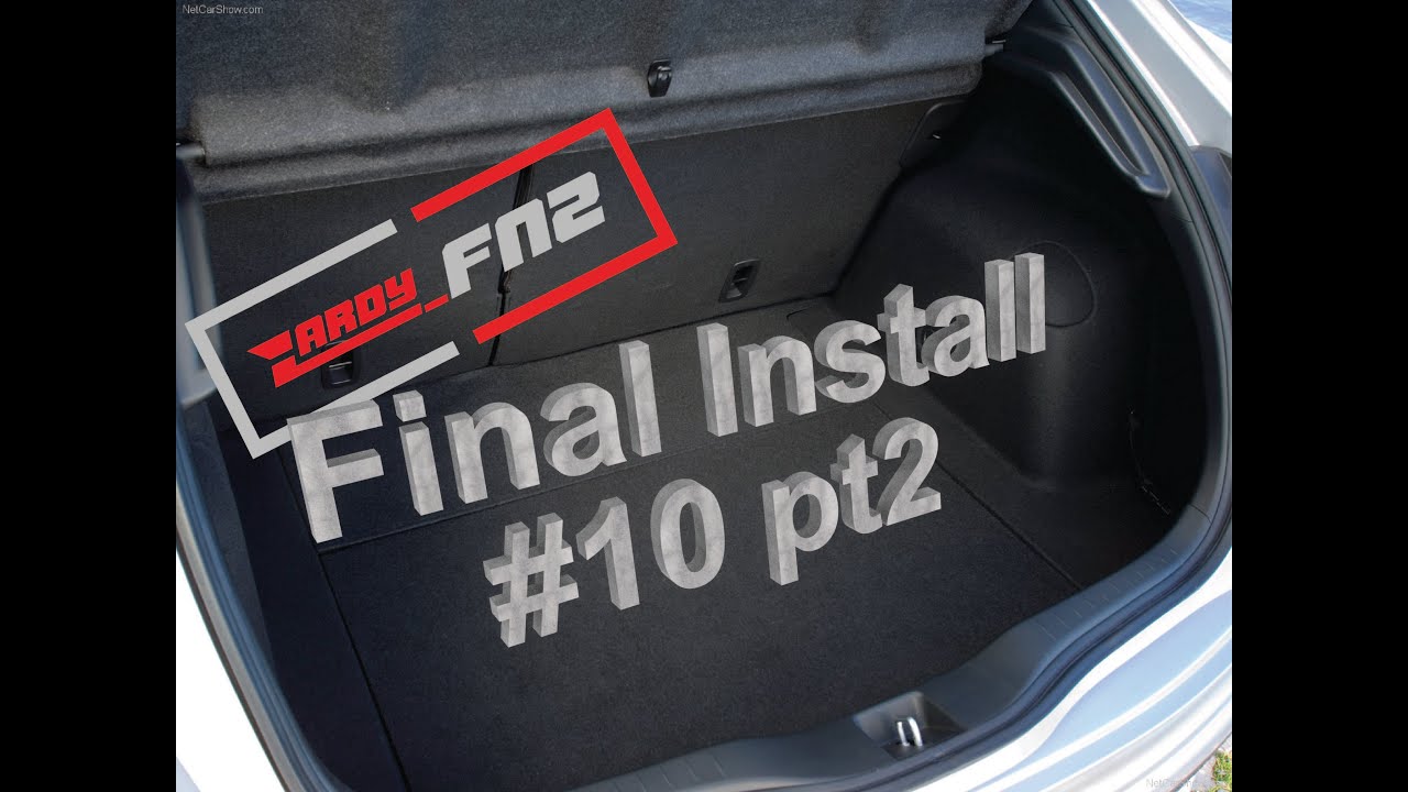 Honda Civic FN2 Pt 10.2 Custom Boot Build Final Install. Honda
