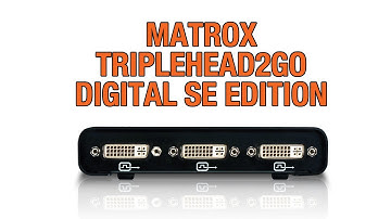Matrox TripleHead2Go Digital SE External Multi-Display Adapter
