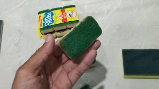 how to make your own cheap sponges for dishmatic scrubbing brush