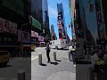 Morning walk at Times Square, the heartbeat of NYC #nyc #travel #jalanjalan #shorts #timessquare