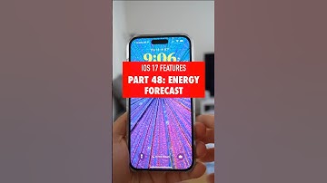 iOS 17 Features Part 48: Energy Forecast  #tailormadetech #apple #ios17 #ios17features #ios17update