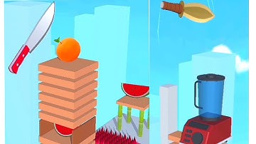 Almost Cut Level 51 to 52 very satisfying and Relaxing ASMR slicing Game