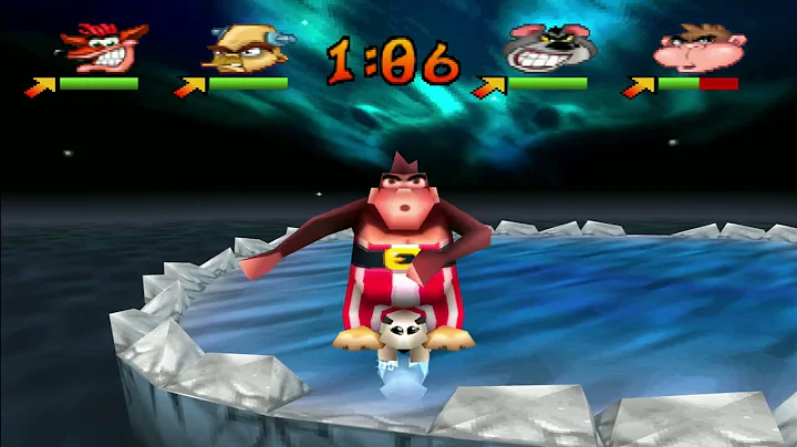 Crash Bash [PS1] - Gameplay 4K 60FPS