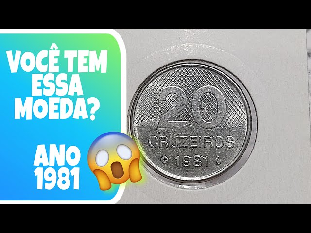 Você tem essa moeda? 20 Centavos ano 1981 Valor atualizado - YouTube