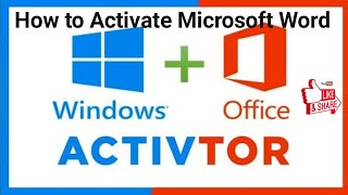Paano Gamitin ang Office Activator | Paano E-activate ang Microsoft Word Office screenshot 3