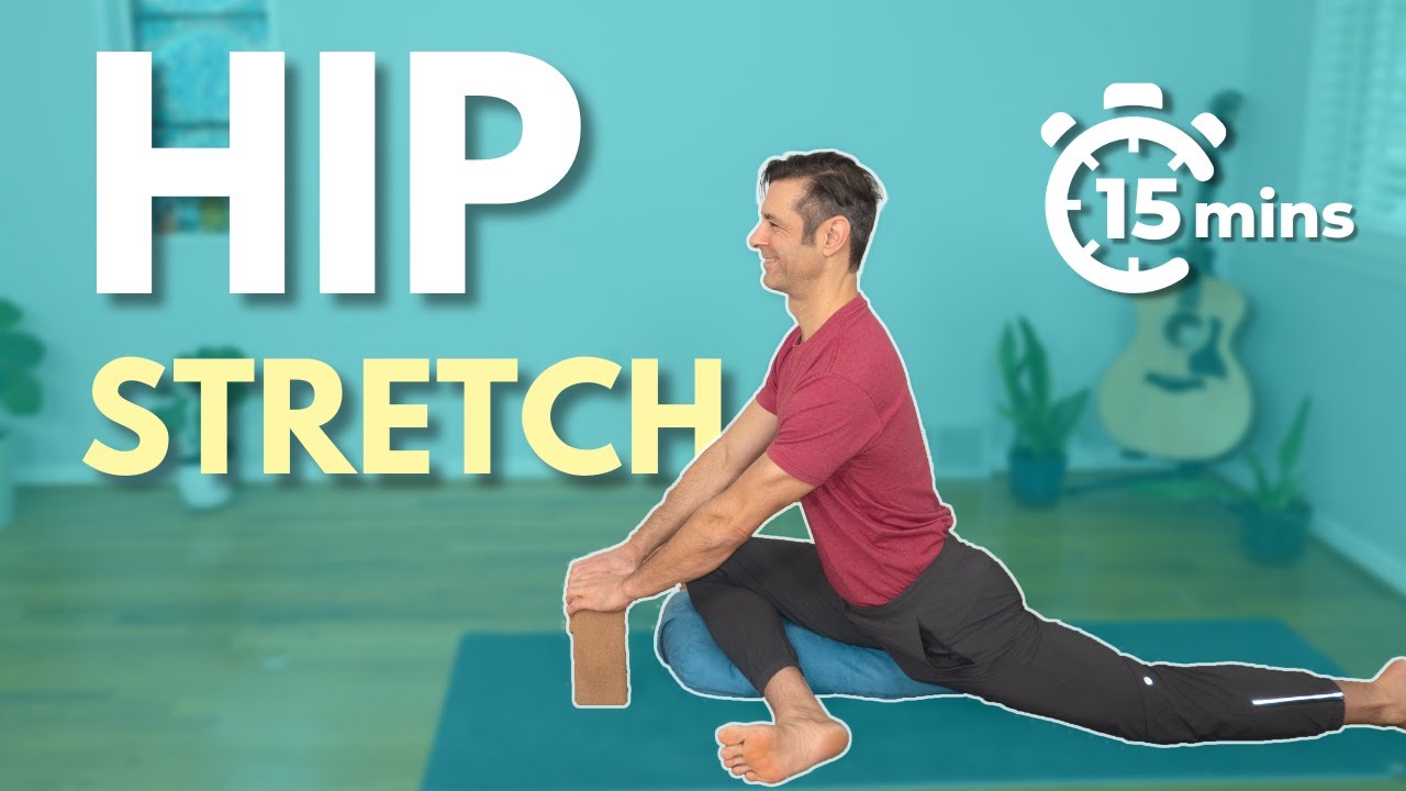 15 Minute Morning Yoga Stretch to Open Your Hips - YouTube