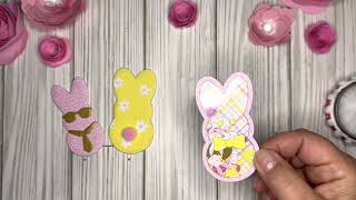 Project Share/Tutorial using the Bunny Peeps Easter Die from KSCraft #KSCraft #projectshare #Easter