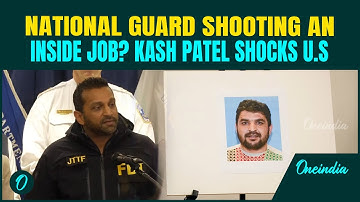 U.S. BREAKING: National Guard Shooting an Inside Job? Kash Patel Drops Bombshell on Afghan National