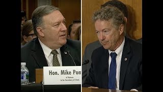 Rand Paul Dismantles Neocon Mike Pompeo To His Face
