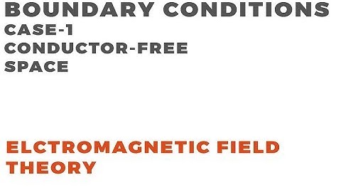 Boundary Conditions | Electromagnetic Field Theory | Case -1 Conductor and Free Space