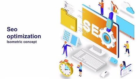 SEO Optimization - Isometric Concept After Effects Templates