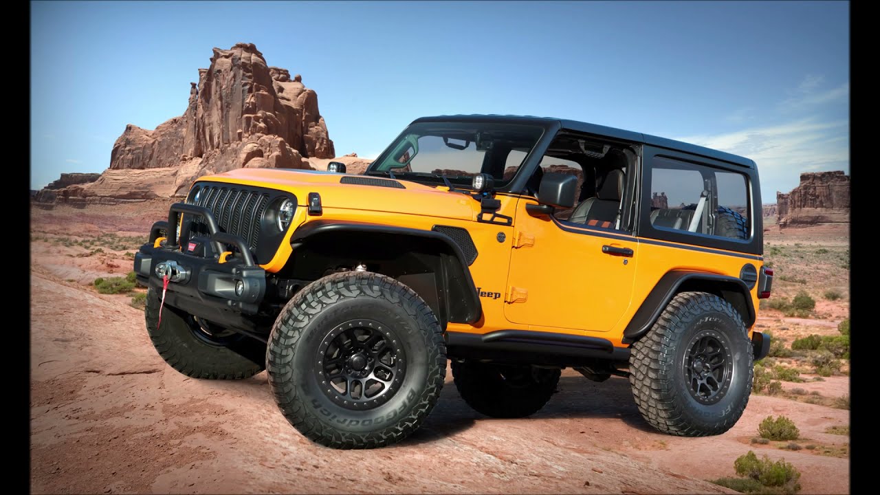 Jeep Wrangler Orange Peelz Concept Slideshow