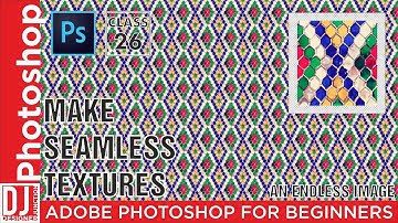 3 Ways to Convert an Image to Seamless Textures - Adobe Photoshop for Beginners - Class-26_in Hindi