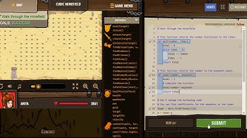 Cubic Minefield CodeCombat. Python