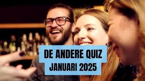 Teaser horecaquiz | Januari 2025 | De Andere Quiz