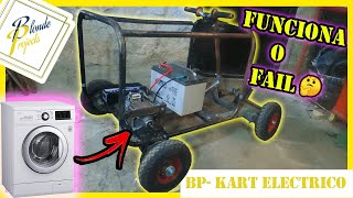 Go Kart ELECTRICO Casero con Motor de LAVADORA(Monofásico a 220V)*el MEJOR EKart Barato ✅ o FAIL❌*
