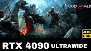 God Of War | RTX 4090 | 80% POWER LIMIT | 3840x1600 Ultrawide