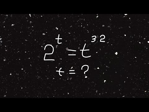 | 2^t =t^32 |Only 10% Students Solve this exponential math olympiad question