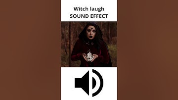 Witch laugh sound effect