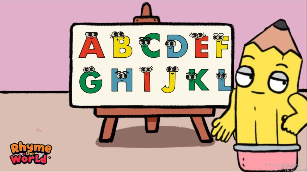 A for Apple ABC song for kids |Fun Alphabet Rhymes | Preschool ABCs ...
