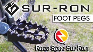 The Best Foot Pegs for the Sur Ron - How to install Race Spec Foot Rests