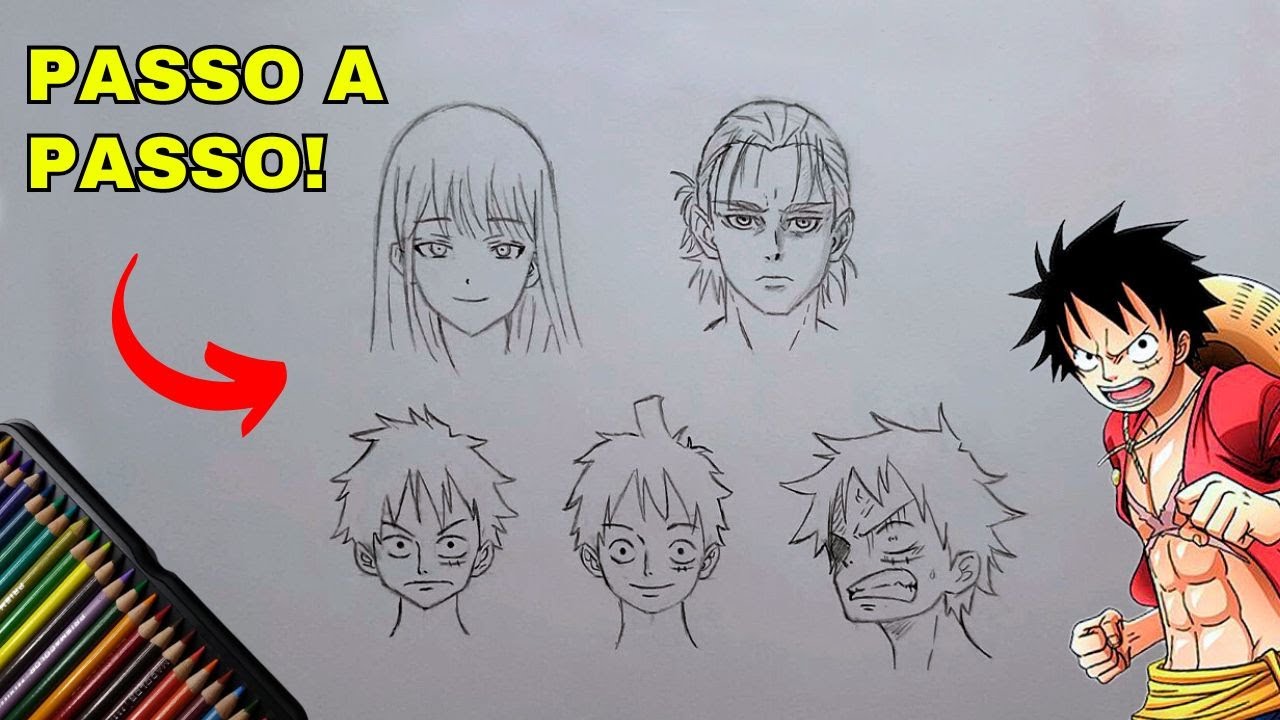 Como Desenhar Nariz e Boca de Anime Fácil - YouTube