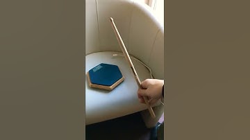 Let‘s learn drum technique this together! Push Pull Basics on a drum practice pad #shorts #drummer