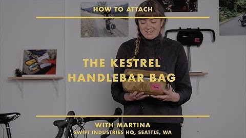 How to attach the Kestrel Handlebar Bag to your bicycle