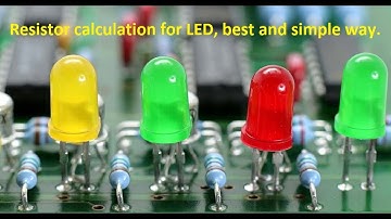How to select resistor value for LEDs?