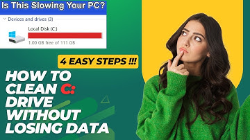 Clean C Drive Without Losing Data