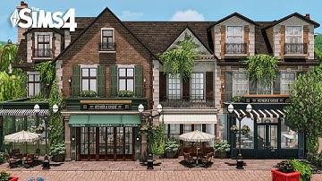 Foxburrow Lane [ Bakery, Cafe, & Pottery Studio ] || The Sims 4: Speed Build