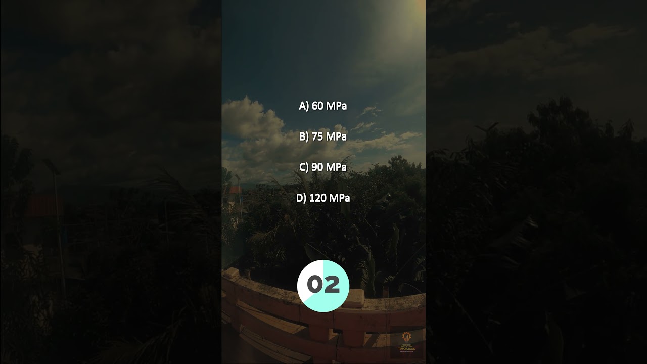 CELE/PRC Structural | Bending Stress Fast Problem | sigma=My/I #shorts