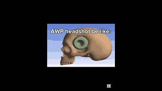 AWP headshot be like #Cs2 #csgo #valve #AWP #headshot #english