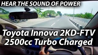 Toyota Innova Turbo Diesel 2KD-FTV Engine Sound Camper Modified | Casual Driving