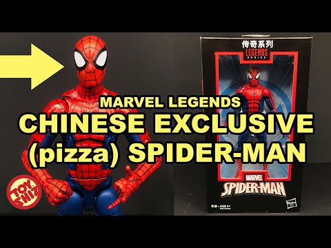 marvel legends pizza spider man