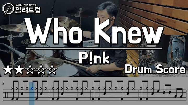Who Knew Drums version - Drums performance video thumbnail