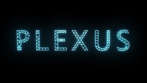 Creating MASH effects - Plexus text with pixel fill